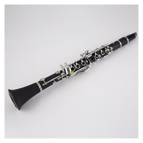 Professional E Flat Clarinet 17 Key Bakelite Body Silver Plated Keys with Protective Storage Box 2