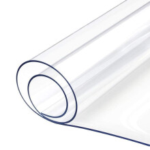 Office Chair Mat 1.5mm PVC Transparent Floor Protection Non‑Slip Scratch Resistant for Carpet 60x140cm