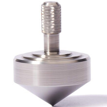 1pcs mini Metal Gyro Great Accurate Silver Spinning Top Hot Movie Totem Print Spinning Top Automatic