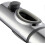 Adjustable Shower Bracket for Oval Slide Bar, Tool-Free Installation, ABS Chrome-Plated, Secure Mount 3