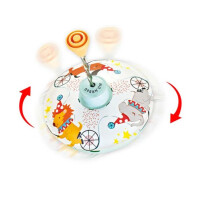 (shizidaxiang)New Fidget Spinning Tops Metal Tops Toys Hand Press Classic Peg-Top Funny Push Down Gyro