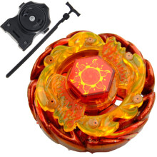 (Chocolate)1pcs Spinning Top Metal Fusion 4D Set NEMESIS X:D+Launcher Kids Game Toys Children Christmas