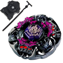 (Auburn)1pcs Spinning Top Metal Fusion 4D Set NEMESIS X:D+Launcher Kids Game Toys Children Christmas