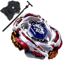 (Orange)1pcs Spinning Top Metal Fusion 4D Set NEMESIS X:D+Launcher Kids Game Toys Children Christmas