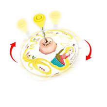 (long)New Fidget Spinning Tops Metal Tops Toys Hand Press Classic Peg-Top Funny Push Down Gyro Baby