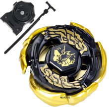 (plum)1pcs Spinning Top Metal Fusion 4D Set NEMESIS X:D+Launcher Kids Game Toys Children Christmas Gift