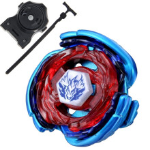 (Black)1pcs Spinning Top Metal Fusion 4D Set NEMESIS X:D+Launcher Kids Game Toys Children Christmas