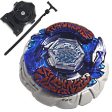 (Light yellow)1pcs Spinning Top Metal Fusion 4D Set NEMESIS X:D+Launcher Kids Game Toys Children Christmas