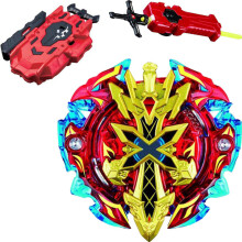 (ALI057)GOLD B-85 Killer Deathscyther / Doomscizor BOOSTER LR RED Launcher Spinning Top Sword Launcher