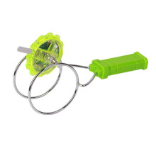 (Green)Kids LED Light Magnetic Gyro Wheel Hand Spinner Magic Spinning Toy Children Gift