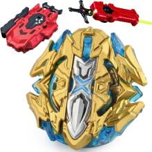 (ALI120)GOLD B-85 Killer Deathscyther / Doomscizor BOOSTER LR RED Launcher Spinning Top Sword Launcher