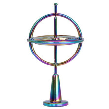 (5)Self-balancing Gyroscope Spinning Top Anti-gravity Decompression Educational Toy Finger Gyroscope