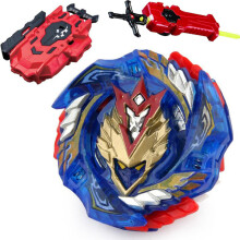 (ALI102)GOLD B-85 Killer Deathscyther / Doomscizor BOOSTER LR RED Launcher Spinning Top Sword Launcher
