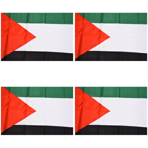 4X Palaestina Nationalflagge 5ft x 3ft