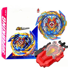 (Spark String)Box Set Rubber B-163 Brave Valkyrie Superking B163 Spinning Top with Spark Launcher Box