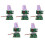 5X DSP Digital Reverb Module Karaoke Reverb Board Mixer Effector Module 0-99 100 Tipi di Effetti 1