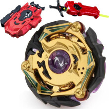 (ALI106)GOLD B-85 Killer Deathscyther / Doomscizor BOOSTER LR RED Launcher Spinning Top Sword Launcher
