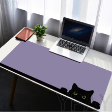 (Typ 03) Großes Mauspad mit Katzenmotiv, großes Gamer-Mauspad, Büro-Tastaturmatte, Mauspads aus Gummi,