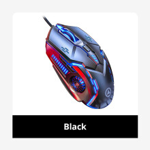 (Weiß, geräuschlos) Silver Eagle G5 Stumme Kabelmaus mit sechs Tasten und Leuchtfunktion für Gaming,