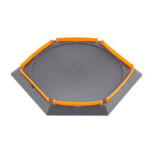 (hexagon gray)Arena Disk For Burst Gyro Exciting Duel Spinning Top Stadium Battle Plate Toy Accessories