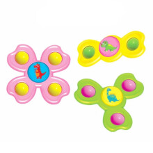 (3pcs-TJ354)Suction Cups Spinning Top Toy For Baby Infant Insect Gyro Relief Stress Educational Toys