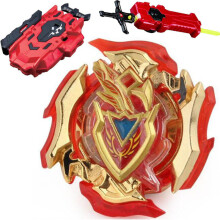 (ALI16)GOLD B-85 Killer Deathscyther / Doomscizor BOOSTER LR RED Launcher Spinning Top Sword Launcher