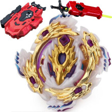 (ALI118)GOLD B-85 Killer Deathscyther / Doomscizor BOOSTER LR RED Launcher Spinning Top Sword Launcher