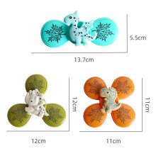 (ST425-3pcs)Suction Cups Spinning Top Toy For Baby Infant Insect Gyro Relief Stress Educational Toys