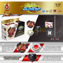 (LR Ripcord)Solong4u Spinning Tops B-197 with Launcher Set Divine Belial Nexus Adventure