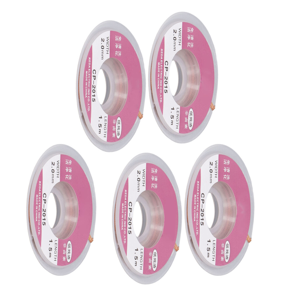 Fast Thermal Solder Wick 5 Pack 5pcs