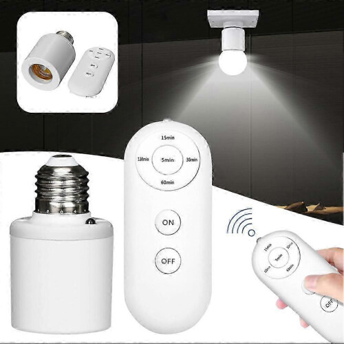 WiFi Smart Lamp Holder with Remote Control for Pendant Floor Table Lamps, E27 Socket, Countdown Timer Easy Installation 1