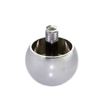 (1PCS Silver)Mushroom Head Metal Gyro Fidget Ring Antistress for Children Simple Dimple Fidgets Hand
