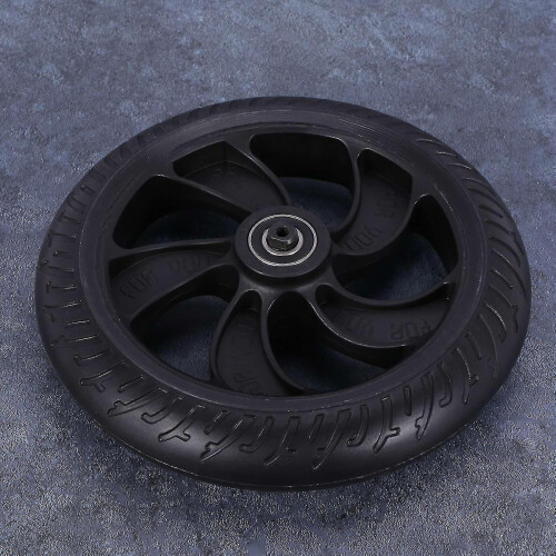 Roda Traseira de Patinete Elétrico Compatível com KUGOO S1, Pneu Sólido de 8 Polegadas com Cubo de Liga de Alumínio Preto, 22 cm 1