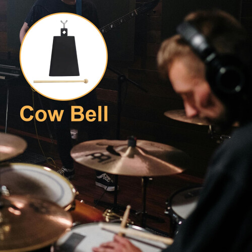 Drum Cowbell for Drum Set, Crisp Sound Percussion, 49 Inch Sizes 2