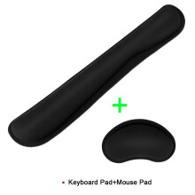 (400x700x2mm-WA0213 7) Neues Mauspad mit Handgelenkauflage und rutschfester Unterseite, ergonomisches