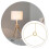DIY Lamp Shade Frame, Golden Iron Construction for E27 Socket, Versatile Design for Table and Pendant Lighting 4