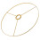 DIY Lamp Shade Frame, Golden Iron Construction for E27 Socket, Versatile Design for Table and Pendant Lighting 5