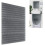 Non-Woven Pleated Window Blinds, Silver Coated Thermal Insulation & Light Blocking, No Tools Installation 5