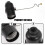 Black Plastic E27 Lampholder, Durable Pull Cord Switch Light Fitting for Easy Replacement and Home Use 4
