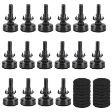 16 Patas Niveladoras Ajustables para Muebles, Niveladores de Patas Ajustables para Gabinetes, SofáS, Mesas, Sillas, Rosca de 3/8 de Pulgada