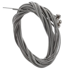 8 Pcs Stainless Steel Bass Strings Bass Guitar Parts Accessories Guitar String Silver Plated Gauge Bass Accessories
