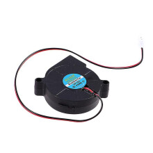 50-mm-DC-12-V-Lüfter mit zwei Geschwindigkeiten (2700/4800 U/min, 1,8 CFM) für PC-Gehäuse und CPU-Kühlung