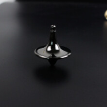 (Black)Mini Magic Metal Gyro Gift 2020 New Creative Toy Spinning Top Inception For Exquisite Collection
