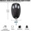 Mini Keychain Garage Door Remote Control for 3 Doors, Rolling Code Security, Compatible with Chamberlain LiftMaster and Merlin Openers 4