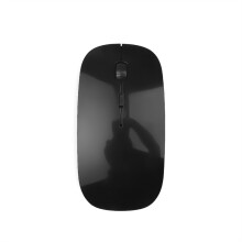 (60 x 30 cm – Schwarz) Schlanke kabellose Maus, 2,4 GHz optische Maus, 1600 DPI, USB-Empfänger, Gaming-