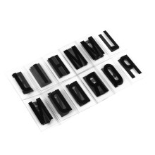 208pcs Cinematic Lightbox Replacement Letters & Numbers Signs black (LED Light Box is NOT included!!) (Color: Black)