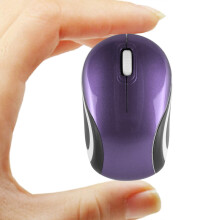 (600x300x2mm-WA00326 CAT 4) Niedliche Mini-Funkmaus (2,4 GHz) mit USB-Anschluss, tragbar, optisch, ergonomisch,
