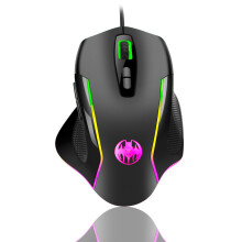 (1 Stück) Kabelgebundene USB-Gaming-Maus mit 7 Tasten, Hintergrundbeleuchtung, ergonomischem Design,