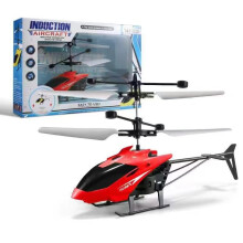 (rot) Mini 2-Kanal-Simulationsflugzeug Gestensteuerung Fluggerät Hubschrauber