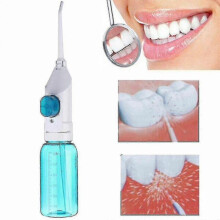 Water Flosser for Teeth Cleaning and Nasal Irrigation, Portable Oral Irrigator with 4 Pressure Settings and Water Tank for Effective Plaque Removal